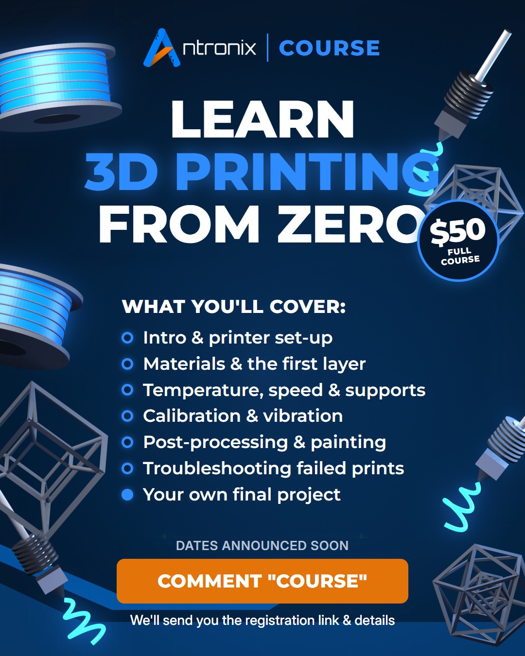 3D printing course
